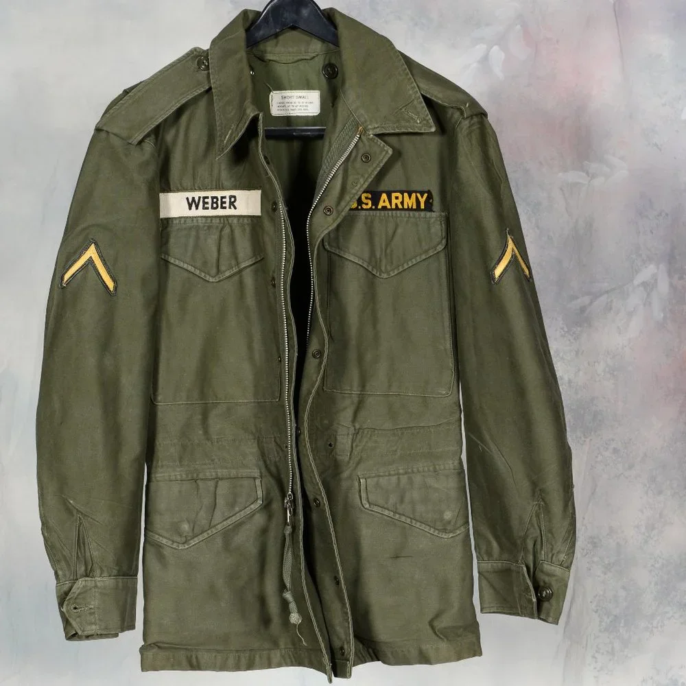 Vintage 1958 Army Military Jacket - Picture 1 of 10